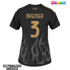 Juventus Gleison Bremer #3 Dámské Alternativní Dres 2026-27 Krátký Rukáv